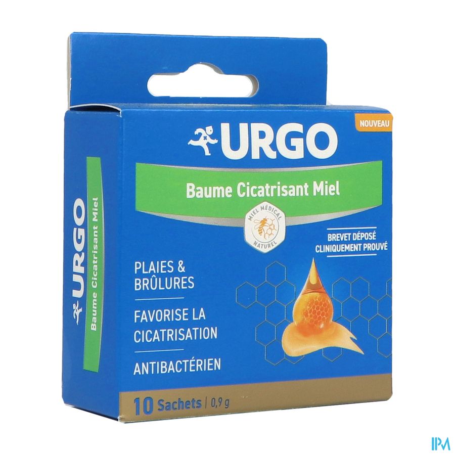 URGO BAUME MIEL UNIDOSE 0,9GX10