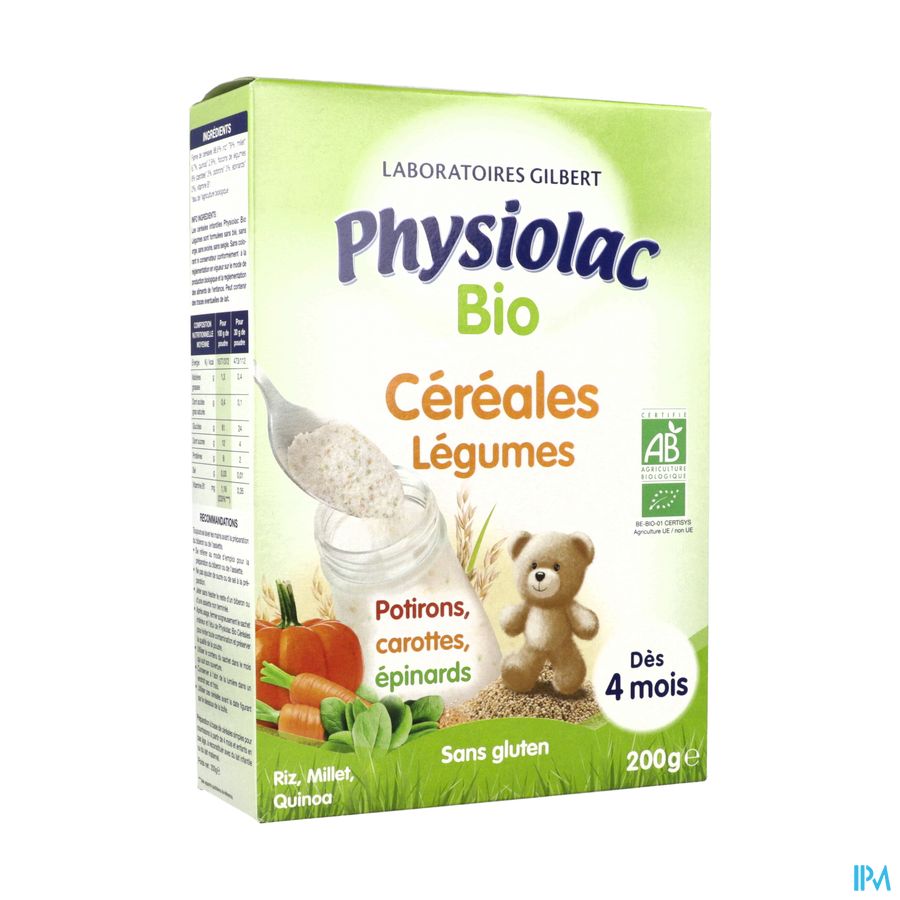 PHYSIOLAC CEREALE LEGUME BIO 200G