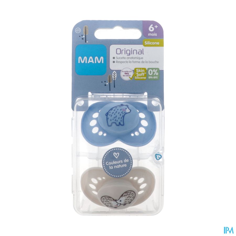 SUCET MAM ORIGIN NAT SIL M6M+ X2