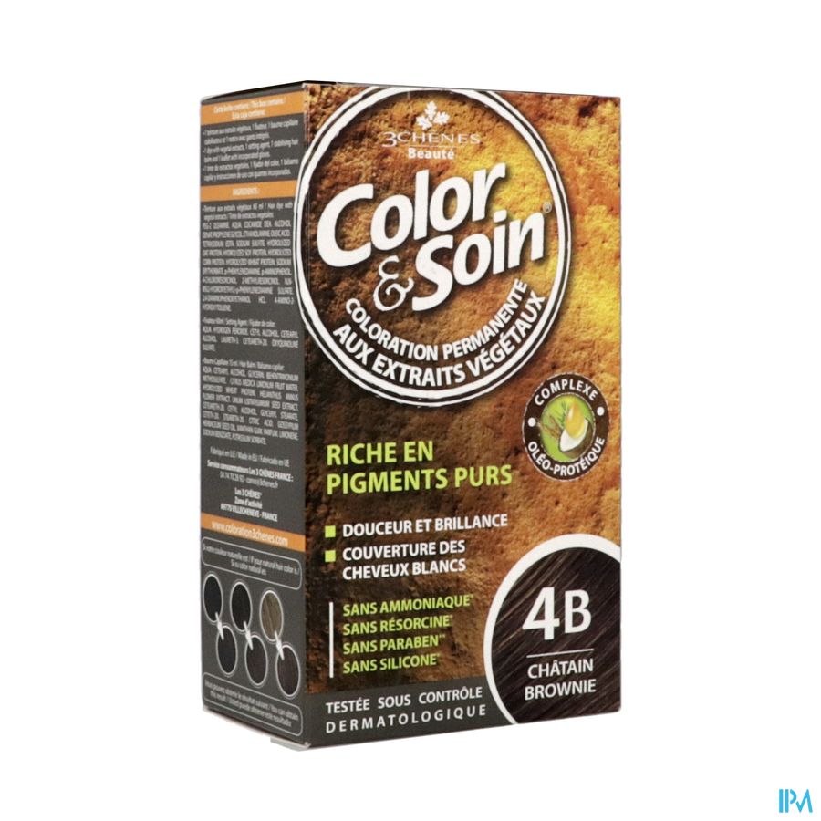 3 CHENES COLOR/SOIN CHAT BROWNI 4B