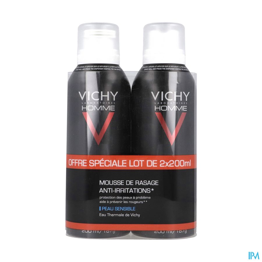 VICHY H MOUSS/RASER P/SENS 200MLX2