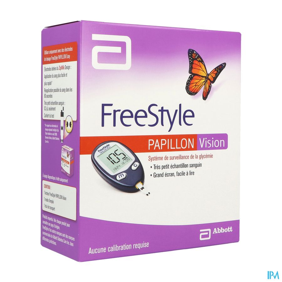Freestyle Papillon Vision Kit Lecteur De Glycemie