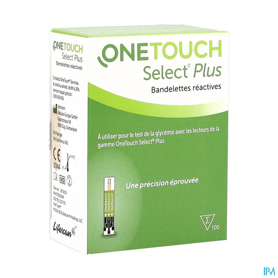 One Touch Select Plus Bandelette 100