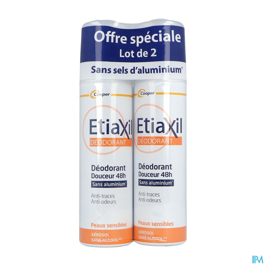 ETIAXIL DEO DOUC 48H AERO 150ML X2
