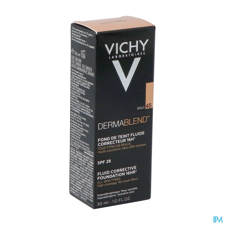 VICHY DERMABLEND FLUID 45 GOLD30ML