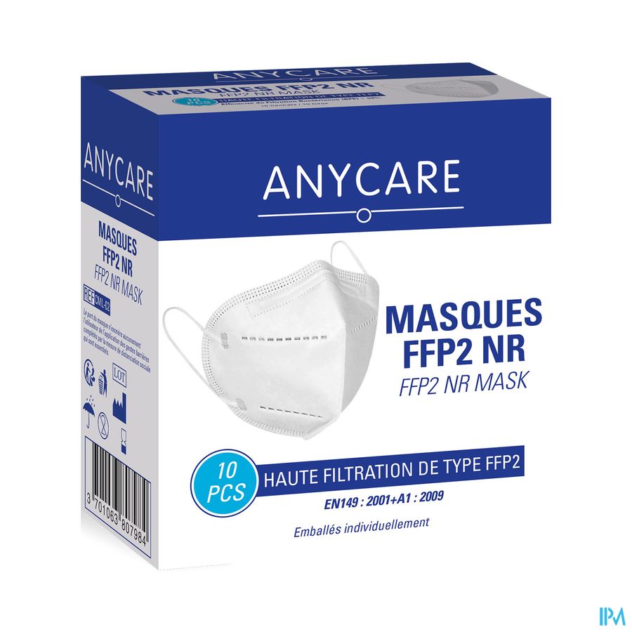 Anycare Masque Protection Ffp2 10