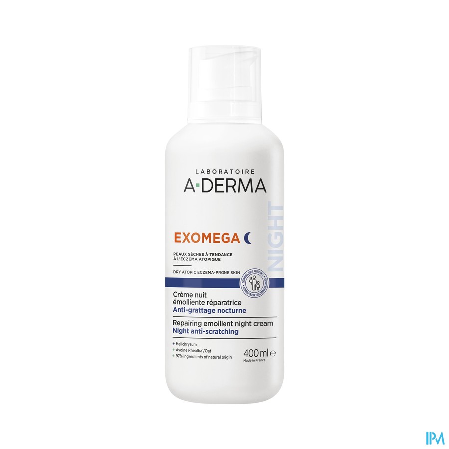 A-DERMA EXOMEGA CONT CR NUIT 400ML
