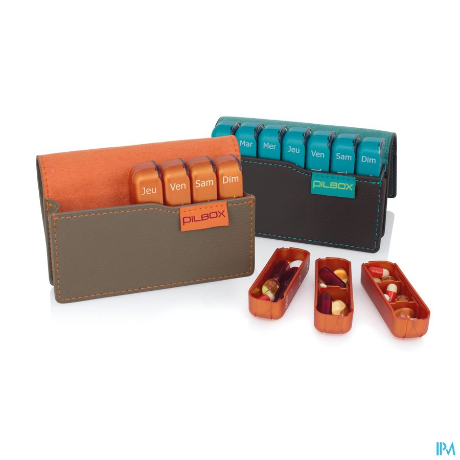 PILBOX MINI HEBDO MODUL CHOCOLAT