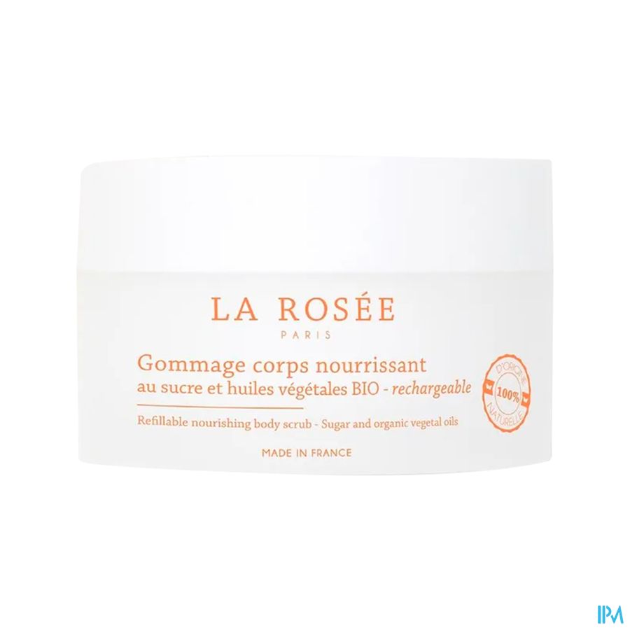 La Rosee Gommage Corps Nourrissant Au Sucre Et Aux Huiles Vegetale Bio 200g