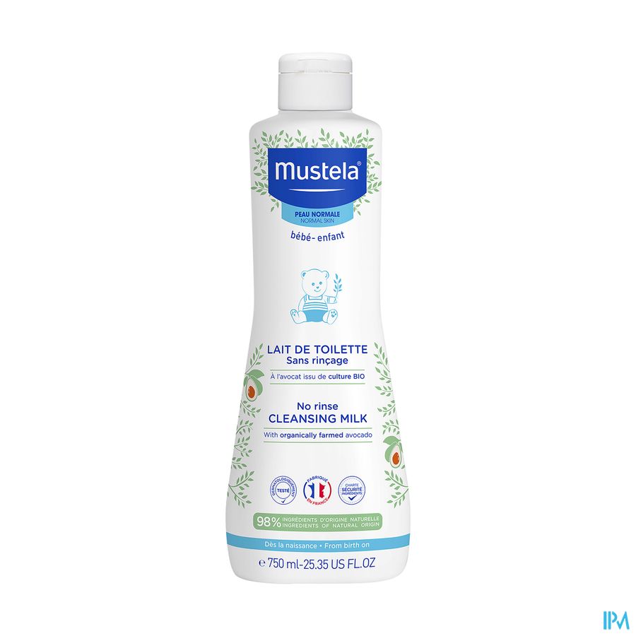 MUSTELA BB LAIT TOIL S/RINC PN 750