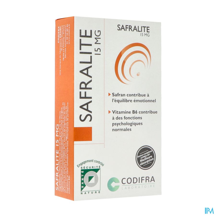 SAFRALITE 15MG GELUL 28