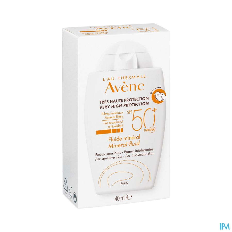 Eau Thermale Avene Solaire Fluide Mineral Spf50+ 40ml