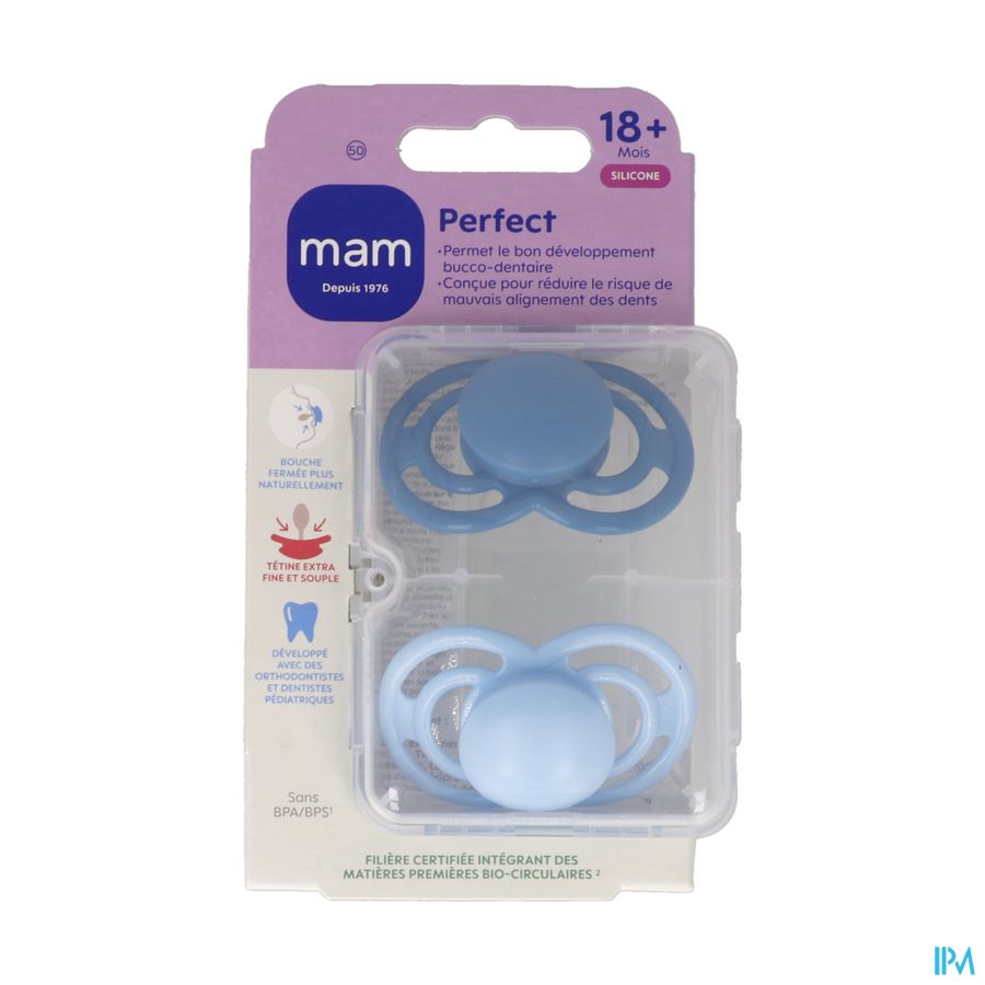 SUCET MAM PERFECT TEND SIL 18+M X2