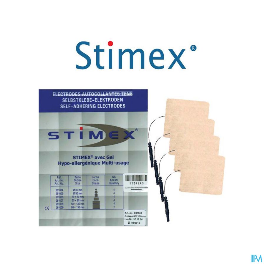 STIMEX ELECTRODE CARRE 50X50 4