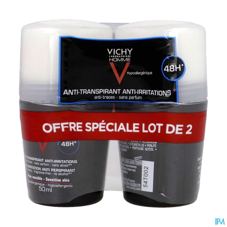 VICHY H DEOD BILLE PX SENS 50MLX2