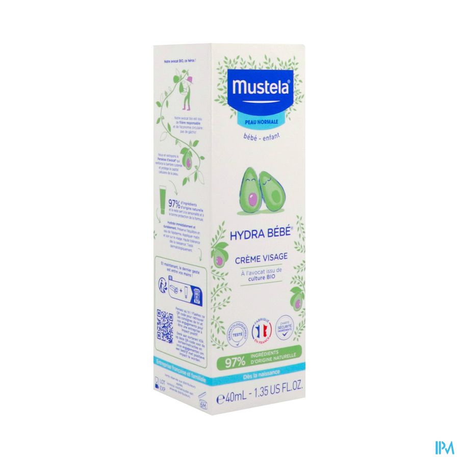 MUSTELA BB HYD BEBE CR VIS PN 40ML