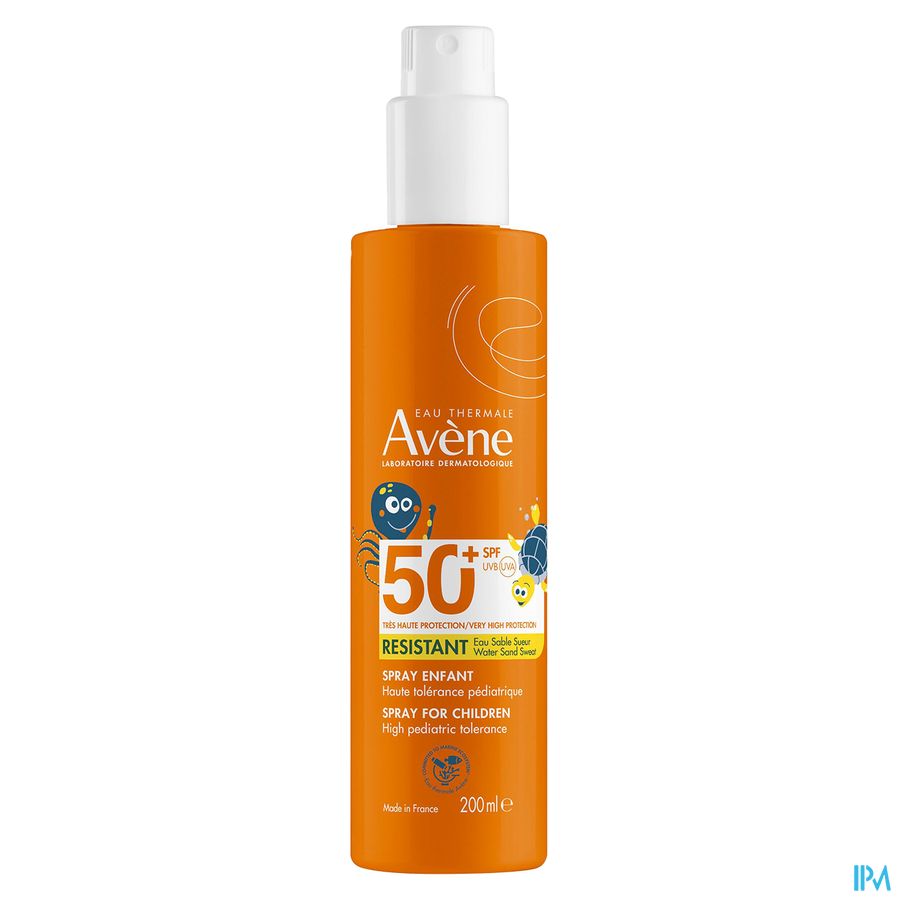 Eau Thermale Avene Solaire Spray Enfant Spf50+ Emulsion Fluide Pour Application Locale 200ml