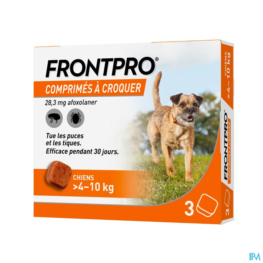 Boehringer Frontpro Antiparasitaire Chien 4/10kg Comprime 3