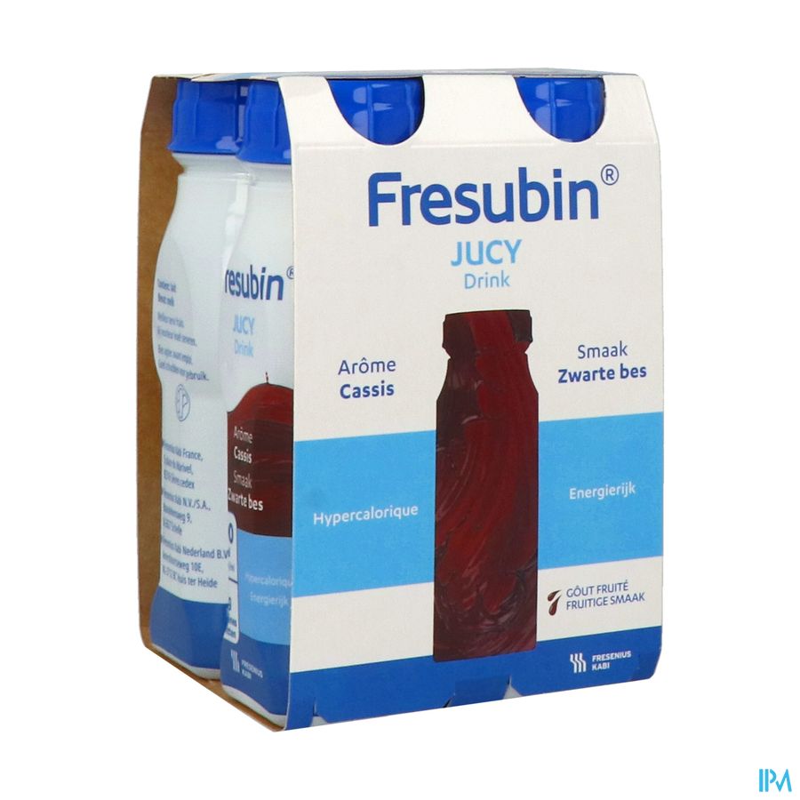 FRESUBIN JUCY DRINK CASSIS 4X200ML