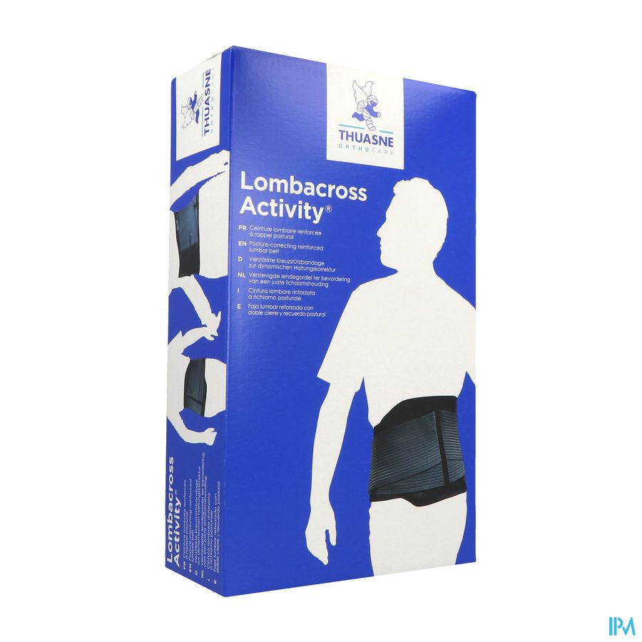 Lombacross Activity G2 Ceinture Soutien Lombaire 26cm Blanche T3