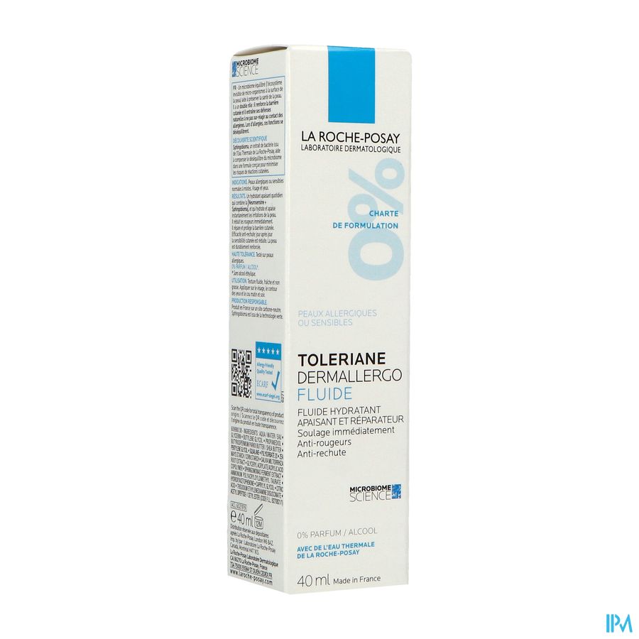La Roche Posay Toleriane Dermallergo Fluide Hydratant Apaisant Et Reparateur 40ml