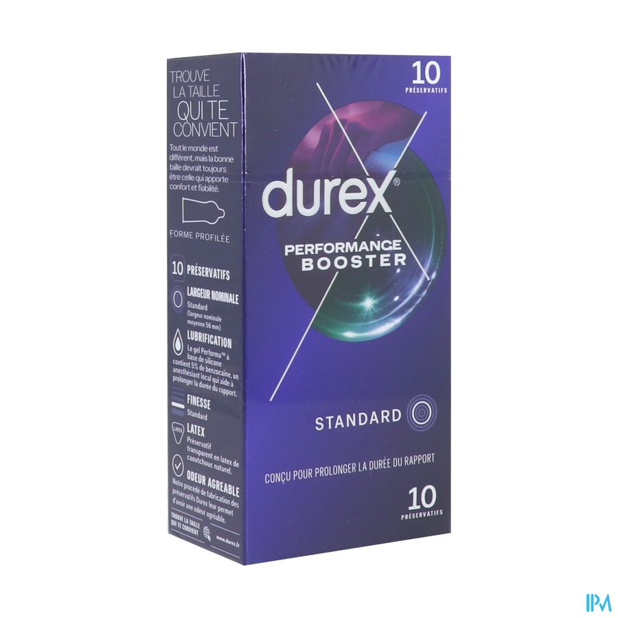 PRESERV DUREX PERFORM BOOSTER 10