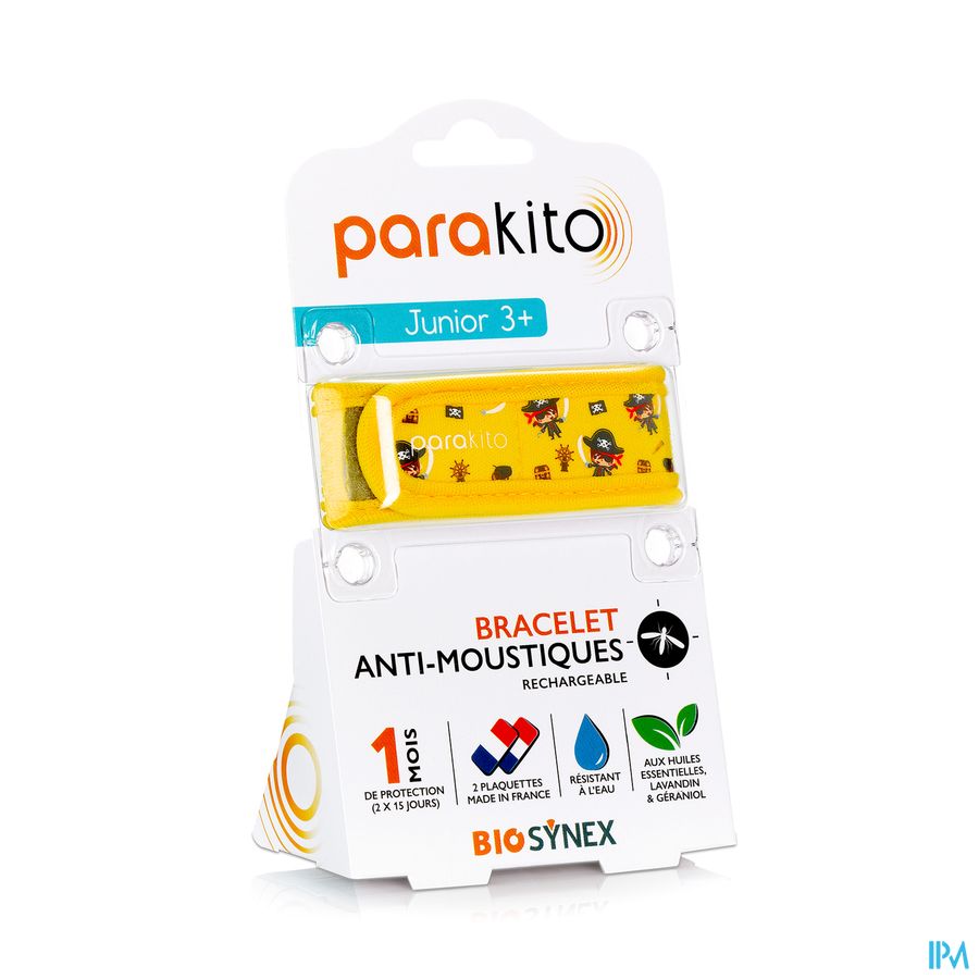 Parakito Bracelet Antimoustique Rechargeable Junior Pirates