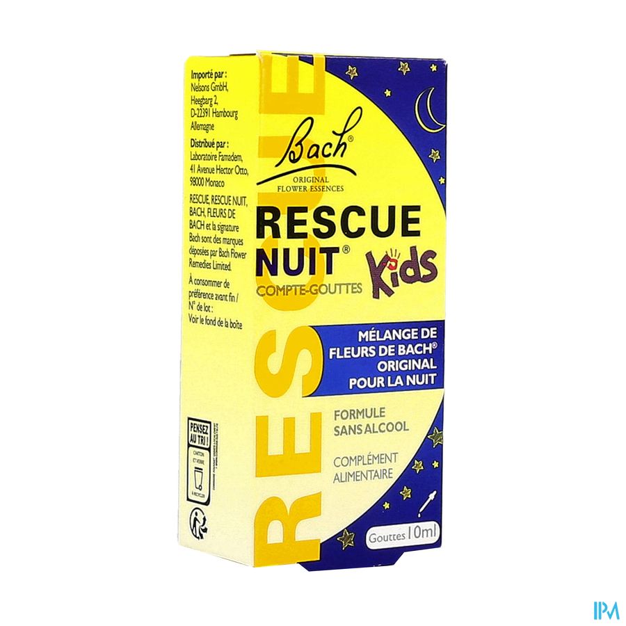 RESCUE BACH ORIGINAL NUIT KIDS10ML