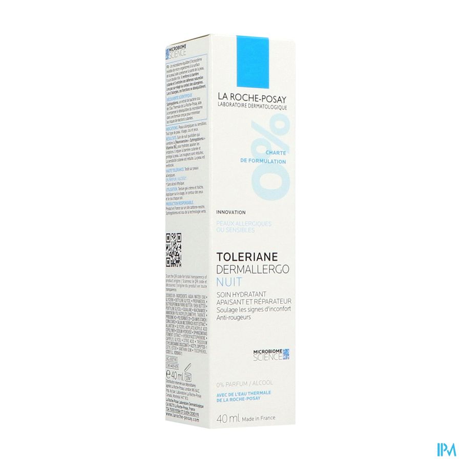 TOLERIANE DERMALLERGO NUIT 40ML