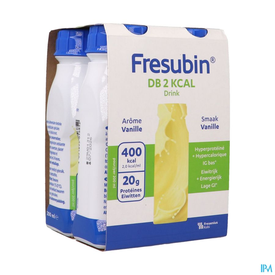 FRESUBIN DB DRINK VANILLE 4X200ML