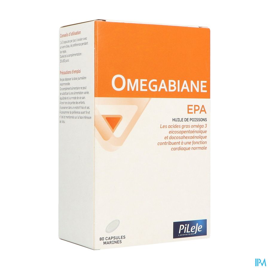 OMEGABIANE EPA HLE CAPS 80