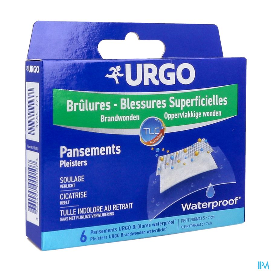 URGO BRULURE WATERPROOF PM 6