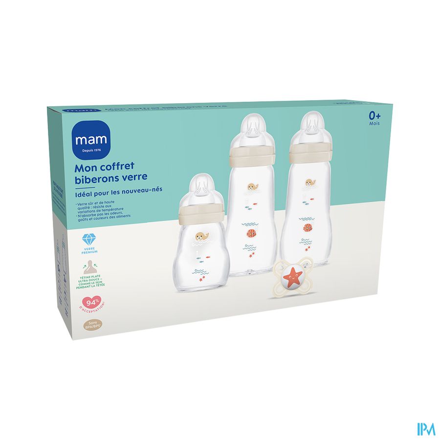 MAM COFF BIB VER 0-6M X3+SUCET