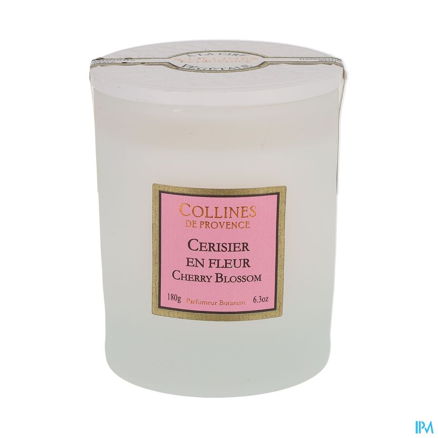 Collines De Provence Bougie Parfumee Cerisier En Fleur 180g