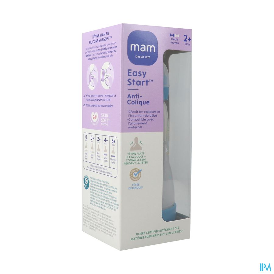 MAM BIB E ST A/COL OCEAN D2 260ML