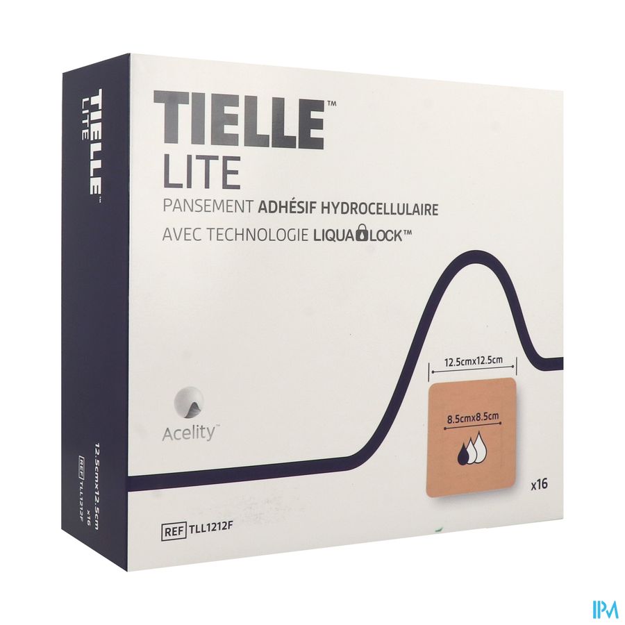 Tielle Lite Pansement 12cm5 X 12cm5 16