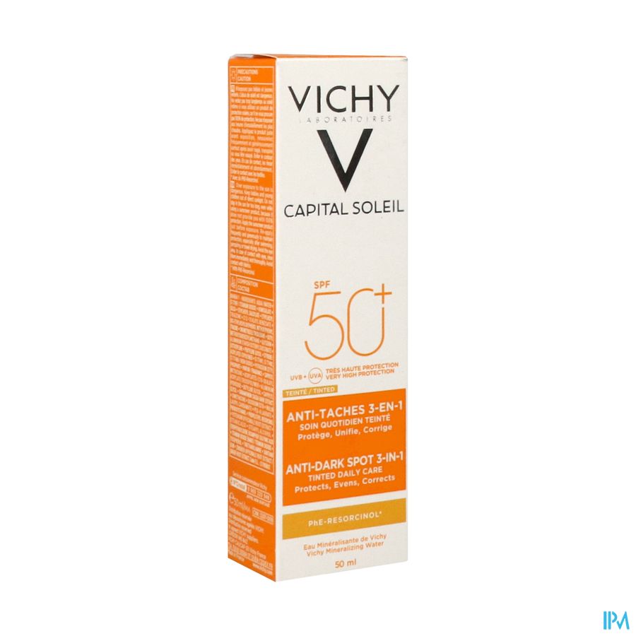 CAPITAL SOL CR SPF50+ A/TACHE 50ML