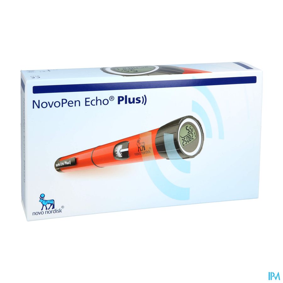 Novopen Echo Plus Stylo Injecteur D'insuline Connecte Pour Cartouche Penfill 3ml Rouge