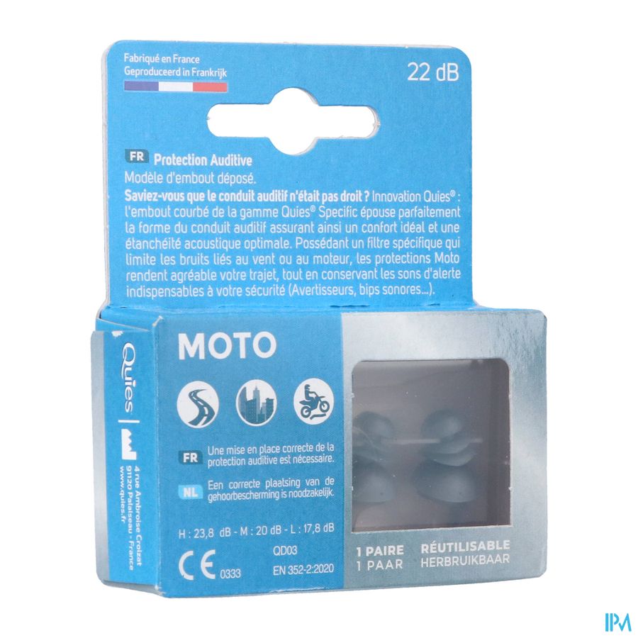 QUIES PROT AURIC SPEC MOTO X2