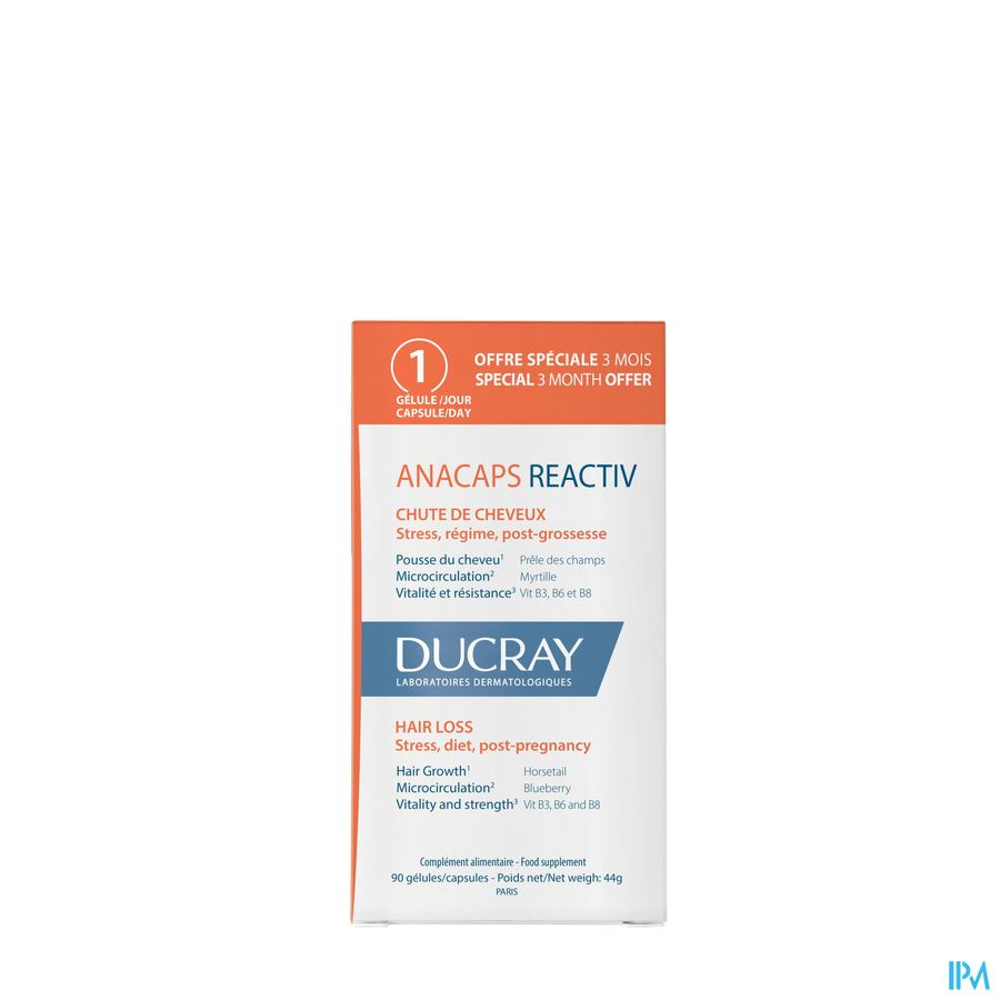 Ducray Anacaps Reactiv Gelule 90