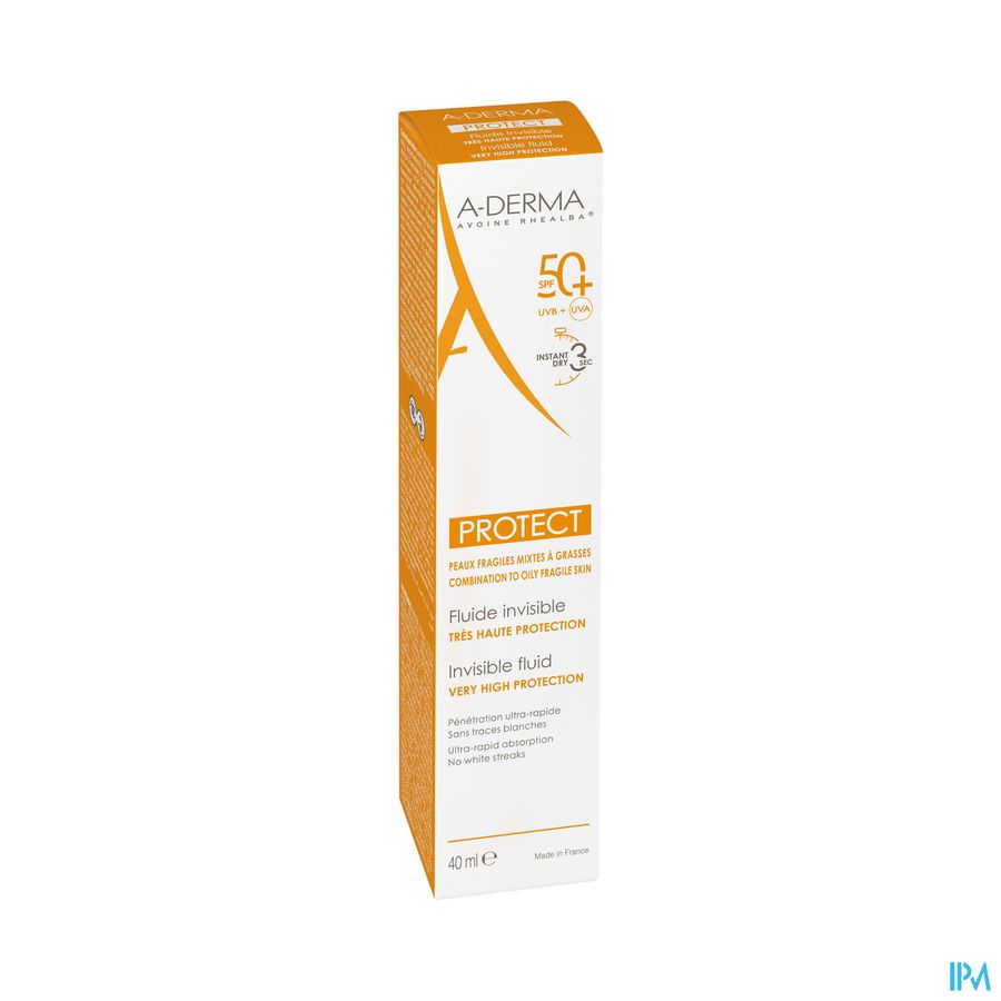 A-DERMA PROTECT FLUID INV 50+ 40ML