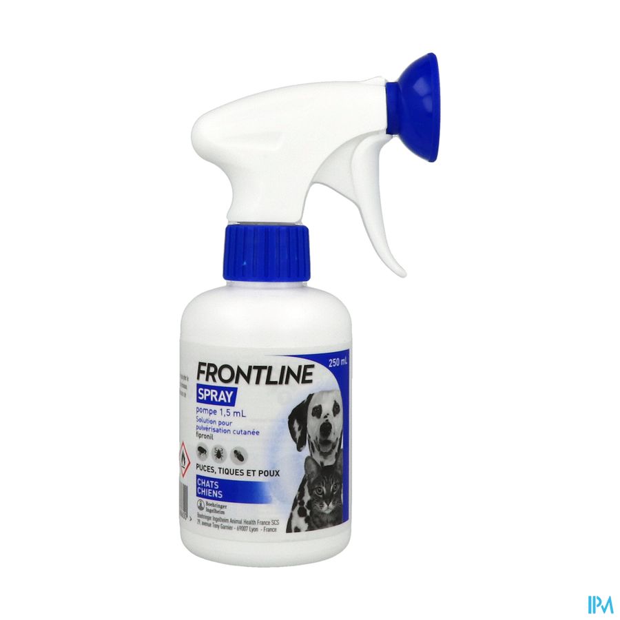 Boehringer Frontline Solution Externe Pompe Doseuse 1ml5 Spray 250ml