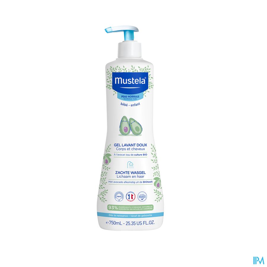 MUSTELA BB GEL LAV DOUX PN 750ML