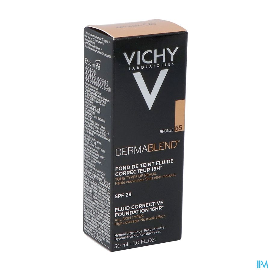 VICHY DERMABLEND FLUID 55 BRON30ML