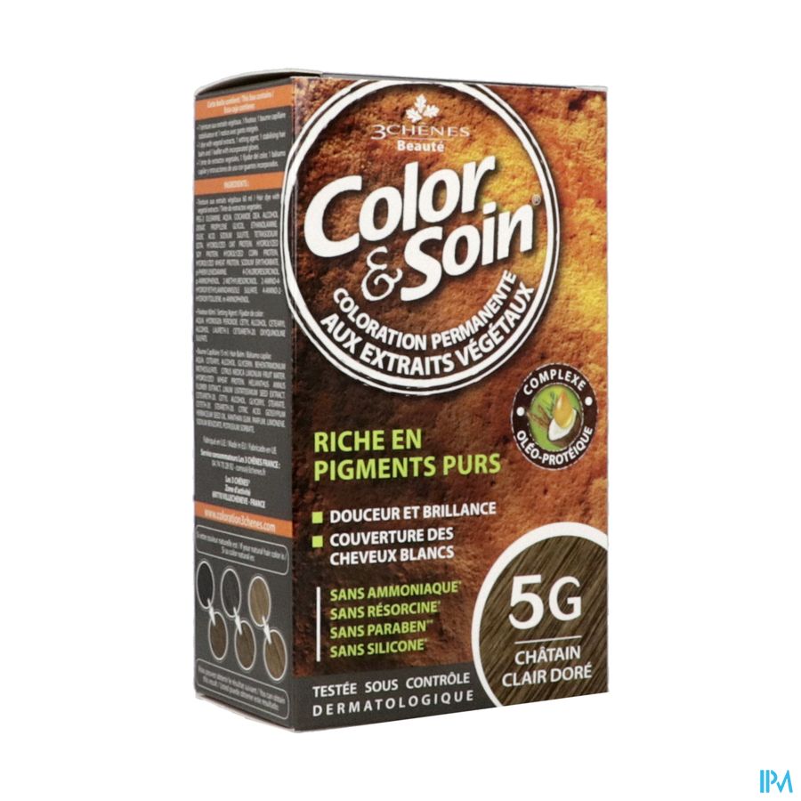3 CHENES COLOR/SOIN CHAT CL DORE5G