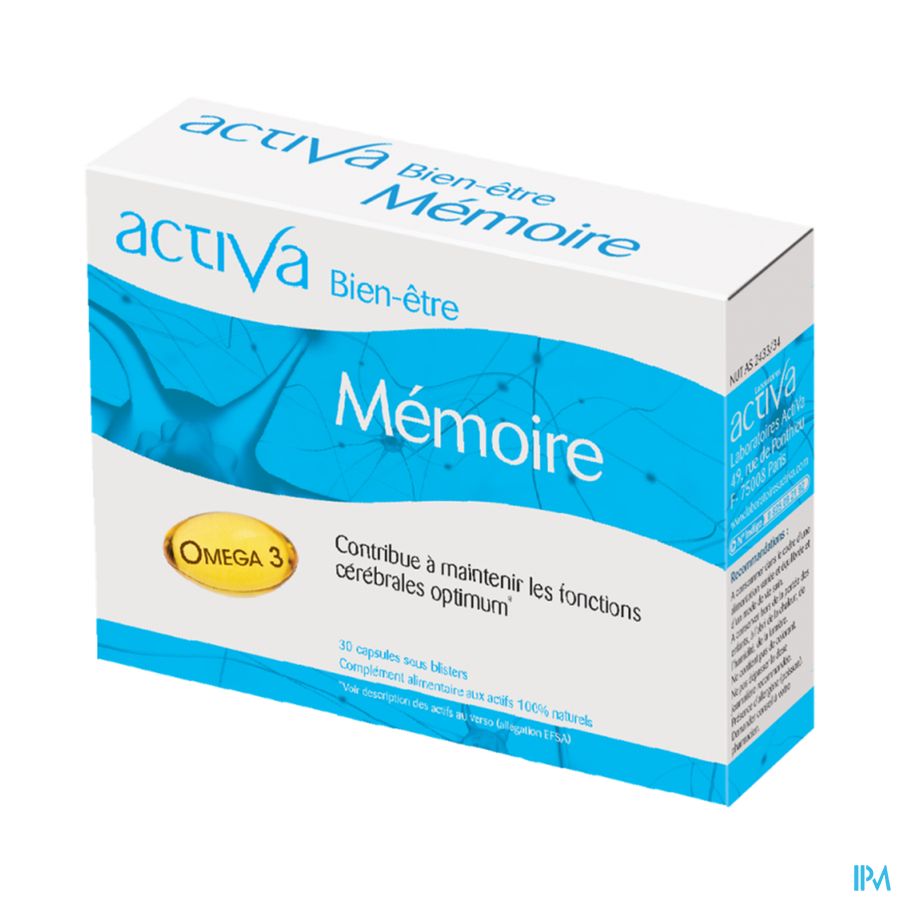 ACTIVA BIEN-ETRE MEMOIRE CAPS 30