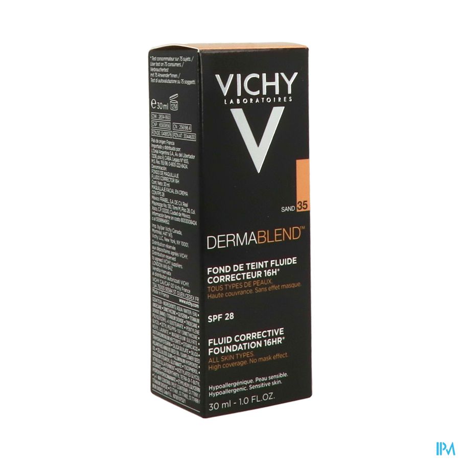 VICHY DERMABLEND FLUID 35 SAND30ML