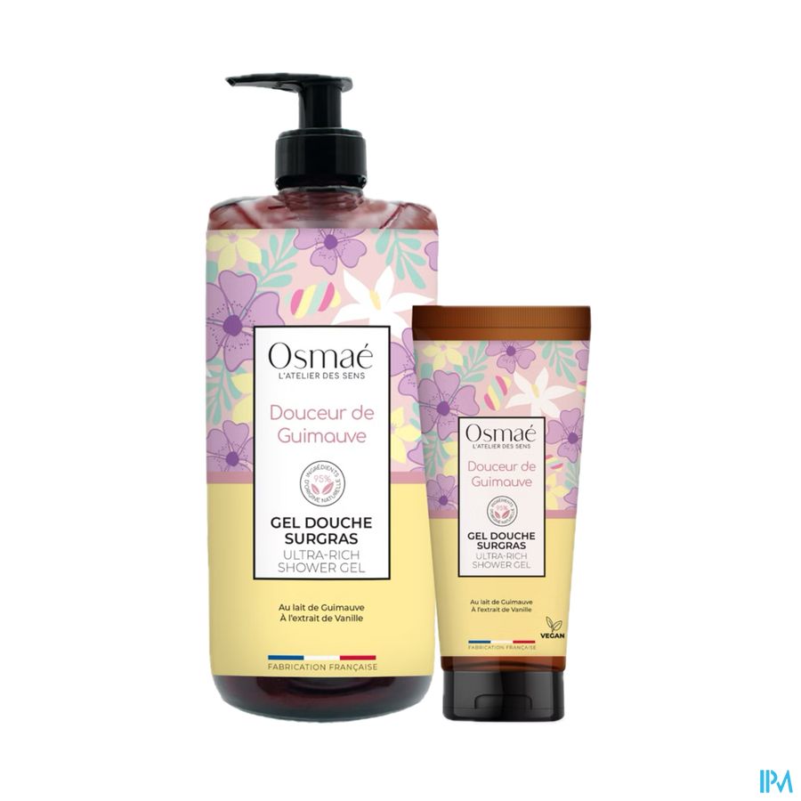 Osmae Gel Douche Surgras Douceur De Guimauve 1l