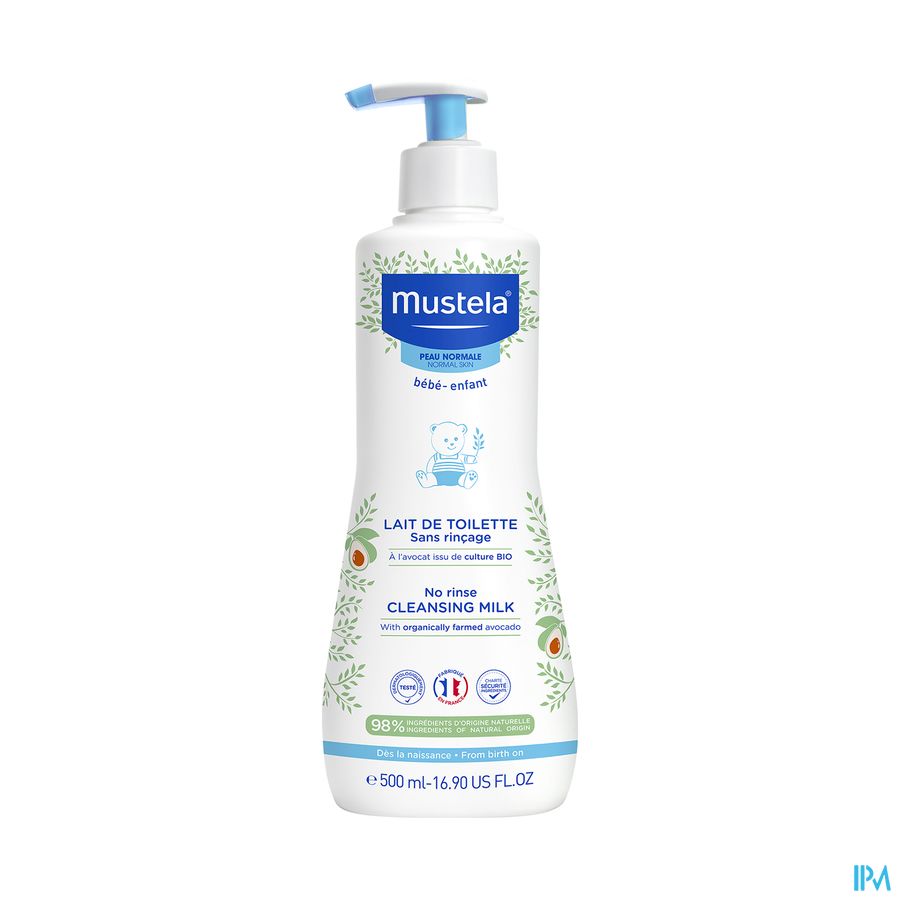 MUSTELA BB LAIT TOIL S/RINC PN 500