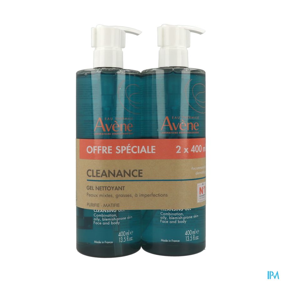 AVENE CLEANANCE GEL NETT 2X400ML